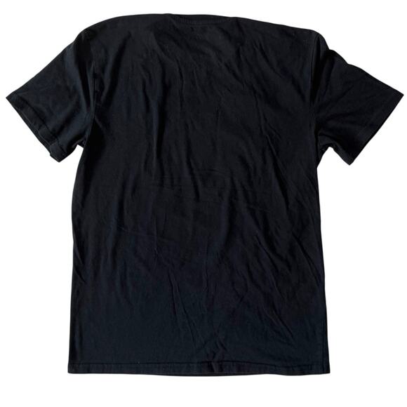 Disney Lilo Stitch Happy Hanukkah Crew Neck Graphic T-Shirt Womens Medium Black - Picture 2 of 6